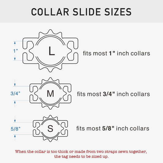 Sun-shaped-Slide-On-Pet-ID-Tag-size