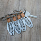 Openwork Personalized Keychains