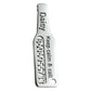 beer bottle shape hollow tag
